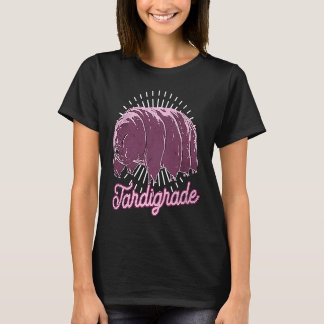 Camiseta Tardigrade Water Bear Moss Piglet Micro Animal (Anverso)