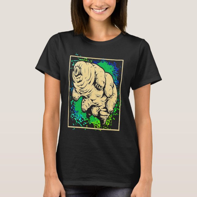 Camiseta Tardigrade Water Bear Moss Piglet Micro Animal Col (Anverso)