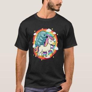 Camiseta Tardígrado montando microbiólogo de unicornio tard