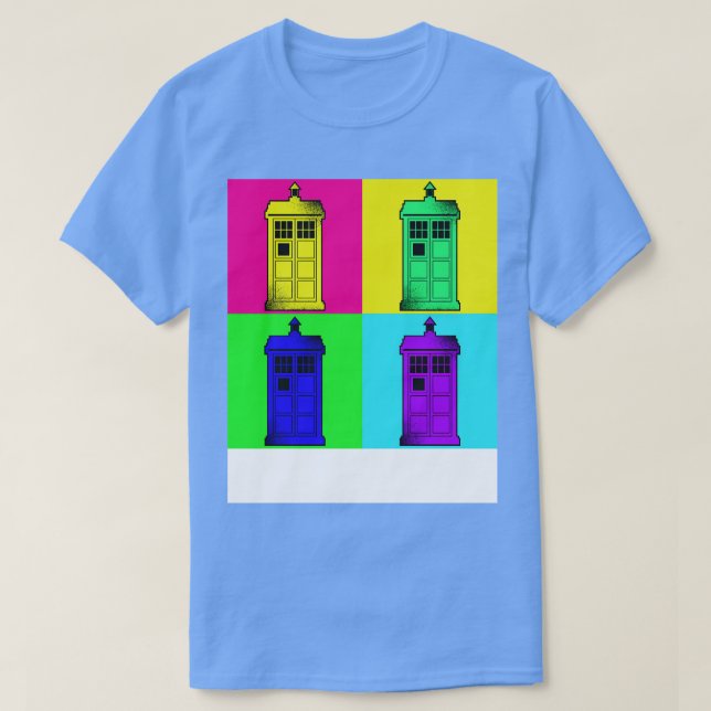 Camiseta Tardis Art (Diseño del anverso)
