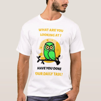 Camiseta Tarea diaria Duolingo Owl
