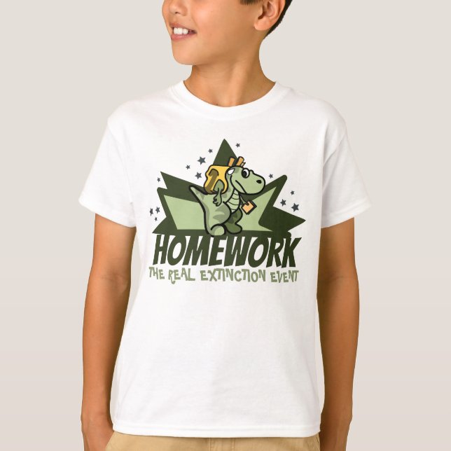 Camiseta Tarea: El Evento de Extinción Real (Anverso)