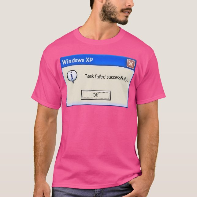 Camiseta Tarea fallida con éxito (Anverso)