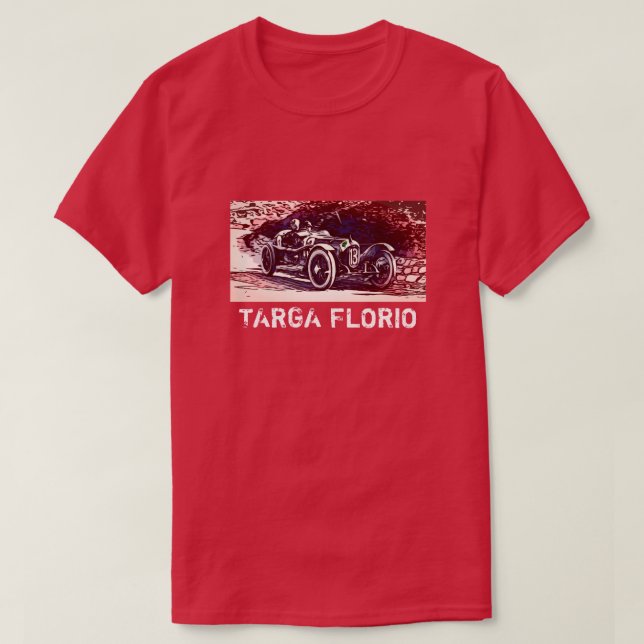 CAMISETA TARGA FLORIO RACE (Diseño del anverso)