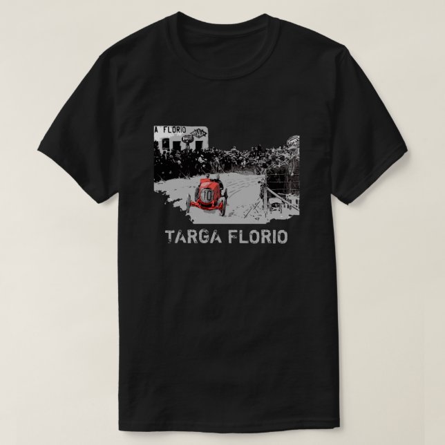 CAMISETA TARGA FLORIO RACE (Diseño del anverso)