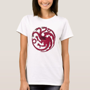 Camiseta Targaryen Sigil - fuego y sangre