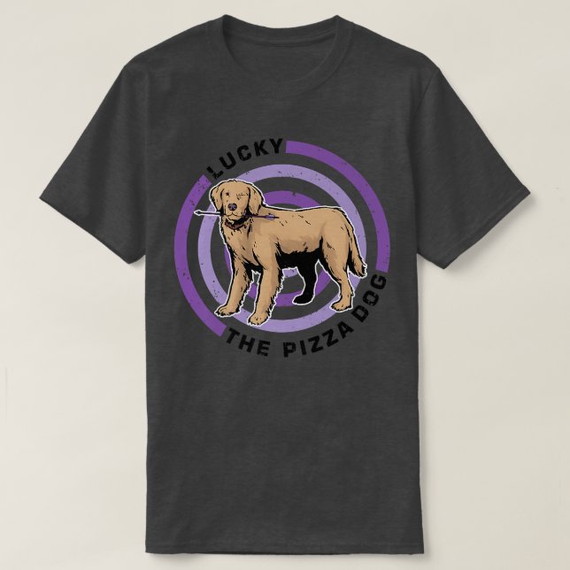 Camiseta Target Lucky the Pizza Dog  (Diseño del anverso)