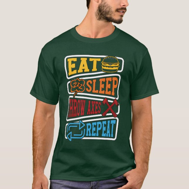 Camiseta Target Sports Eat Sleephrow Aes Shooting Sports bo (Anverso)