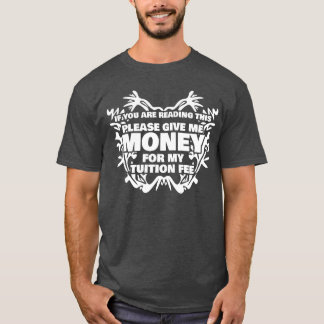 Camiseta Tarifa de matrícula universitaria retro