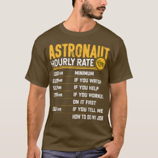 Camiseta Tarifa HORA Astronauta - Funny Planets Spaceman As