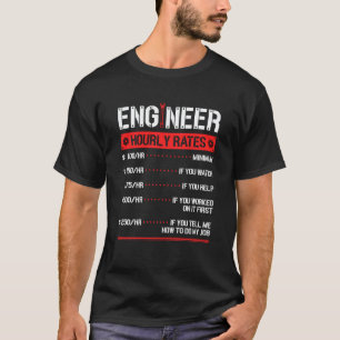 Camiseta Tarifa Horaria de Ingeniero Ingeniería Mecánica 1