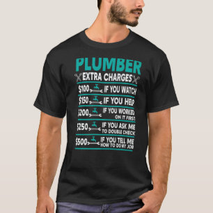 Camiseta Tarifa horaria de recargos adicionales por plomo