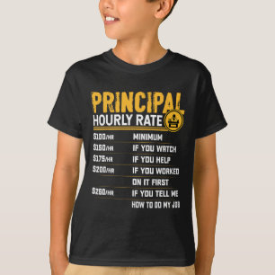 Camiseta Tarifa horaria principal - Maestro director divert