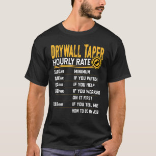 Camiseta Tarifa por hora de pañales para paredes secas - Gr