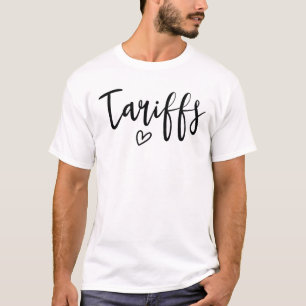 Camiseta Tarifas de amor graciosas para las mujeres de Trum