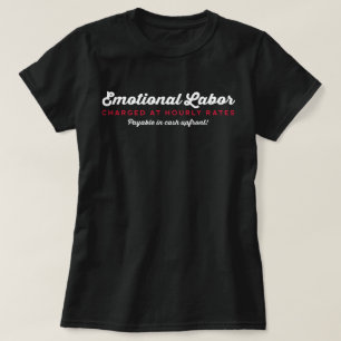 Camiseta Tarifas Horarias por Trabajo Emocional