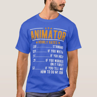 Camiseta Tarifas por hora de animador chica