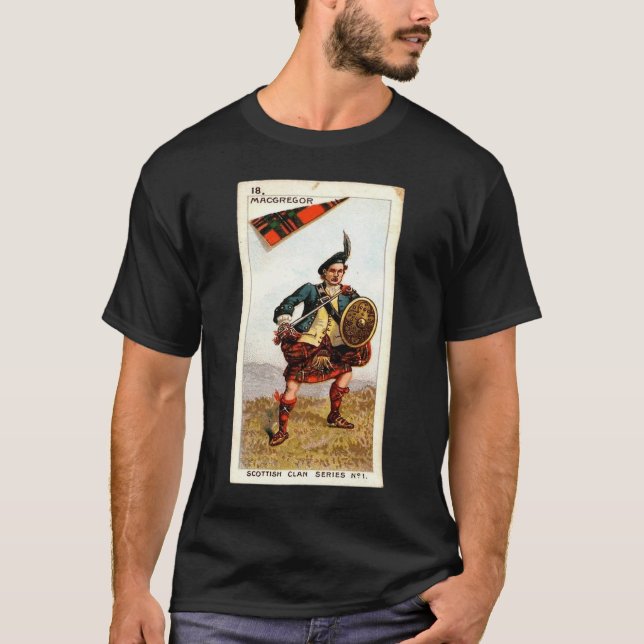 Camiseta Tarjeta Antigua del Clan MacGregor (Anverso)