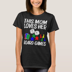 Camiseta Tarjeta Ch De Guay Board Games Art Para Mamá Madre