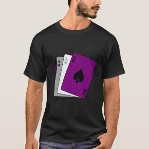 Camiseta Tarjeta De Ace Del Orgullo Asexual Lgbtqa