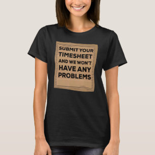 Camiseta Tarjeta de Apreciación de Empleados Especializados