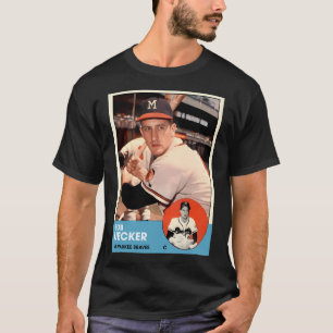 Camiseta Tarjeta de béisbol Bob Uecker Milwaukee
