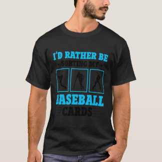 Camiseta Tarjeta de béisbol Colector de tarjetas de béisbol