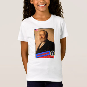 Camiseta Tarjeta de béisbol de Benjamin Harrison