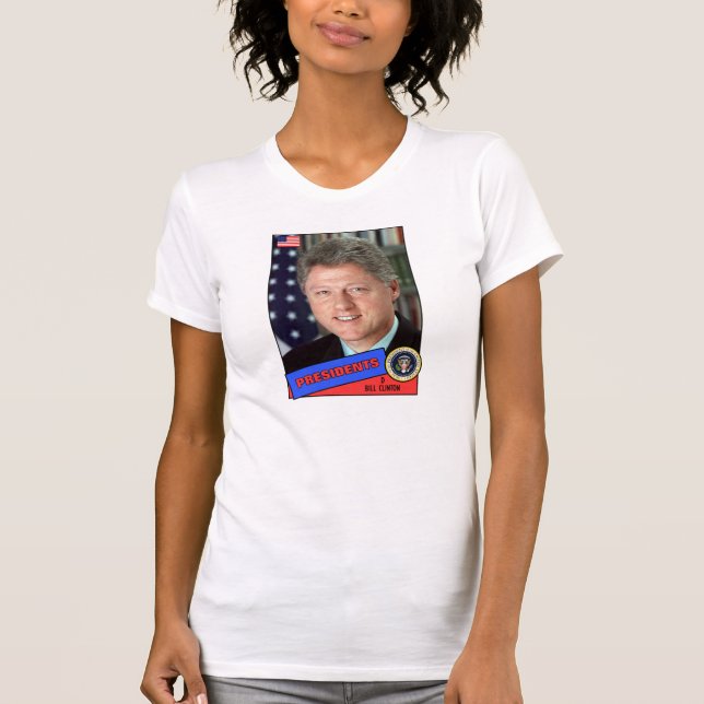Camiseta Tarjeta de béisbol de Bill Clinton (Anverso)