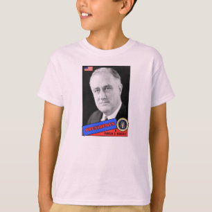 Camiseta Tarjeta de béisbol de Franklin D. Roosevelt