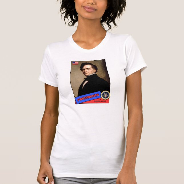 Camiseta Tarjeta de béisbol de Franklin Pierce (Anverso)