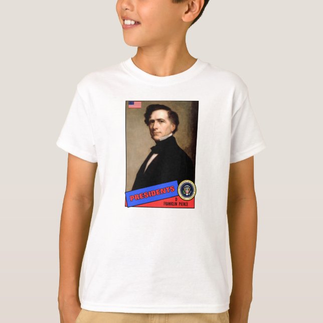 Camiseta Tarjeta de béisbol de Franklin Pierce (Anverso)