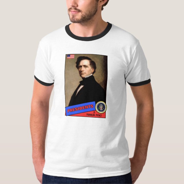Camiseta Tarjeta de béisbol de Franklin Pierce (Anverso)