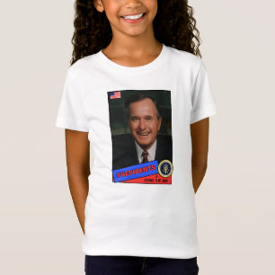 Camiseta Tarjeta de béisbol de George H.W. Bush
