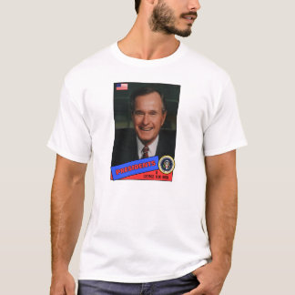 Camiseta Tarjeta de béisbol de George H.W. Bush