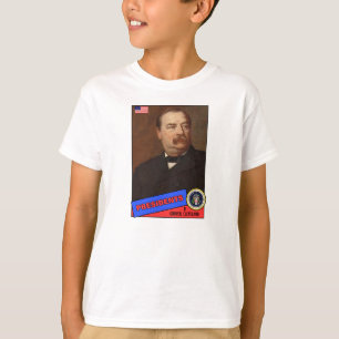 Camiseta Tarjeta de béisbol de Grover Cleveland