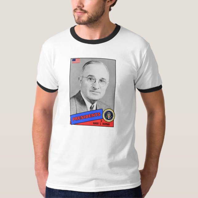 Camiseta Tarjeta de béisbol de Harry S. Truman (Anverso)