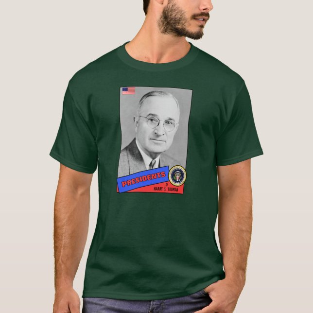 Camiseta Tarjeta de béisbol de Harry S. Truman (Anverso)