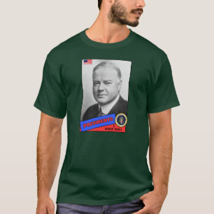 Camiseta Tarjeta de béisbol de Herbert Hoover