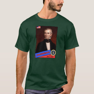 Camiseta Tarjeta de béisbol de James K. Polk