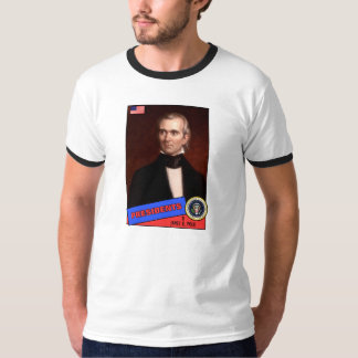 Camiseta Tarjeta de béisbol de James K. Polk