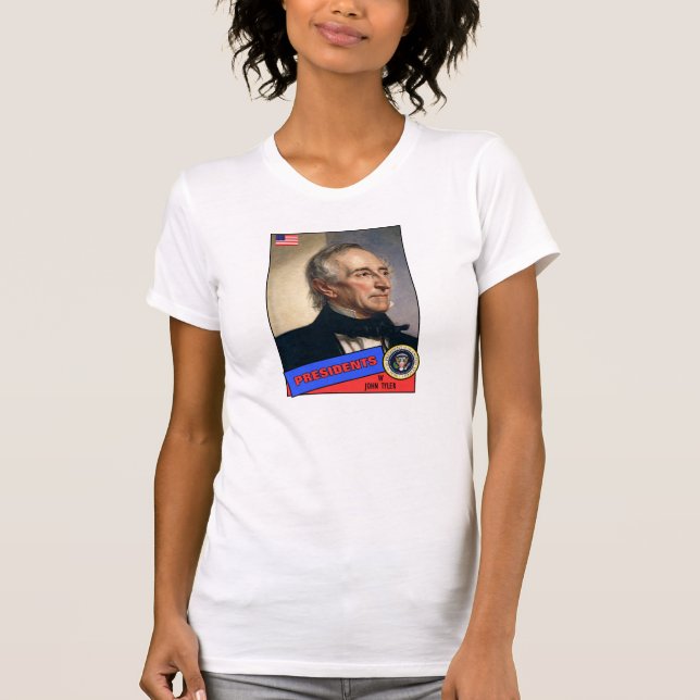 Camiseta Tarjeta de béisbol de John Tyler (Anverso)