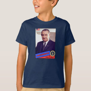 Camiseta Tarjeta de béisbol de Lyndon B. Johnson