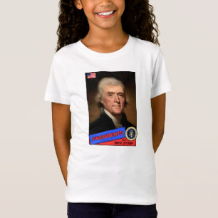 Camiseta Tarjeta de béisbol de Thomas Jefferson