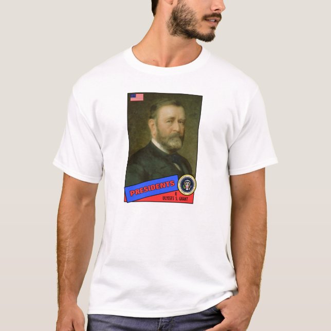 Camiseta Tarjeta de béisbol de Ulysses S. Grant (Anverso)