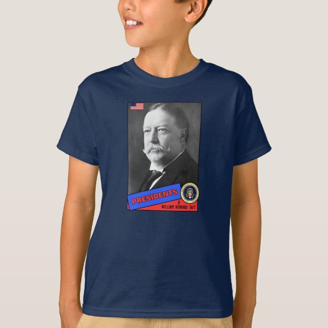 Camiseta Tarjeta de béisbol de William Howard Taft (Anverso)