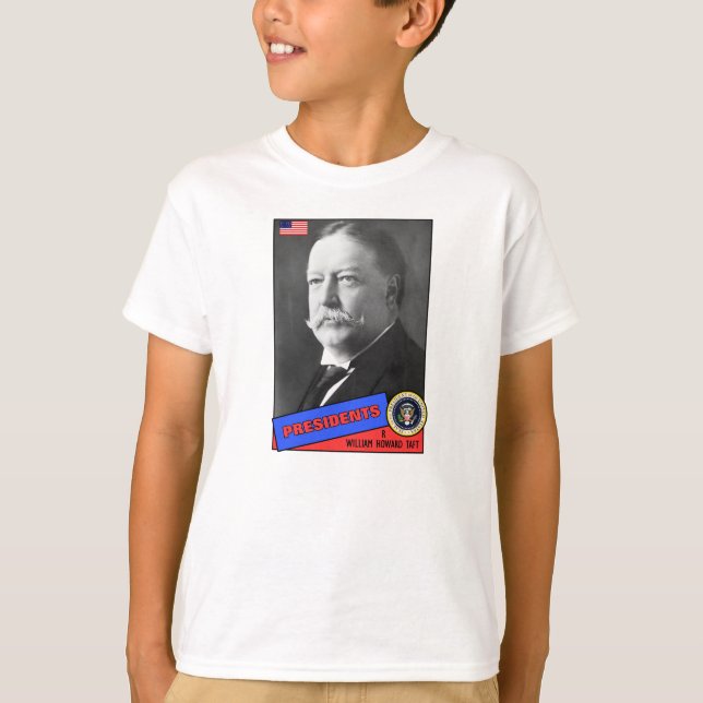 Camiseta Tarjeta de béisbol de William Howard Taft (Anverso)