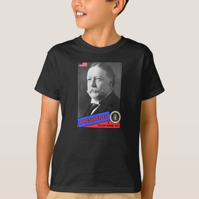 Camiseta Tarjeta de béisbol de William Howard Taft (Anverso)