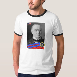 Camiseta Tarjeta de béisbol de William McKinley