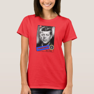 Camiseta Tarjeta de béisbol John F. Kennedy